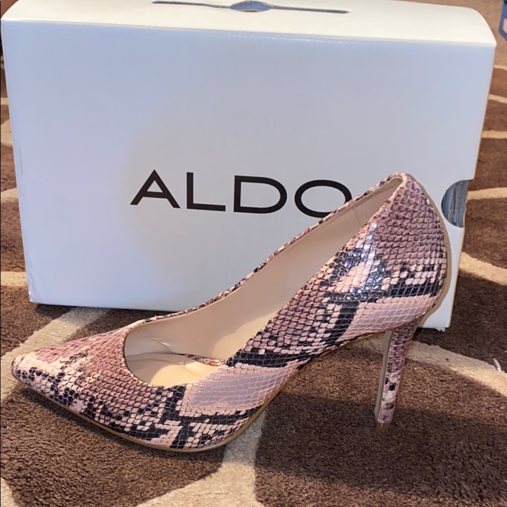 ALDO Snakeskin Heels - Picture 3 of 5